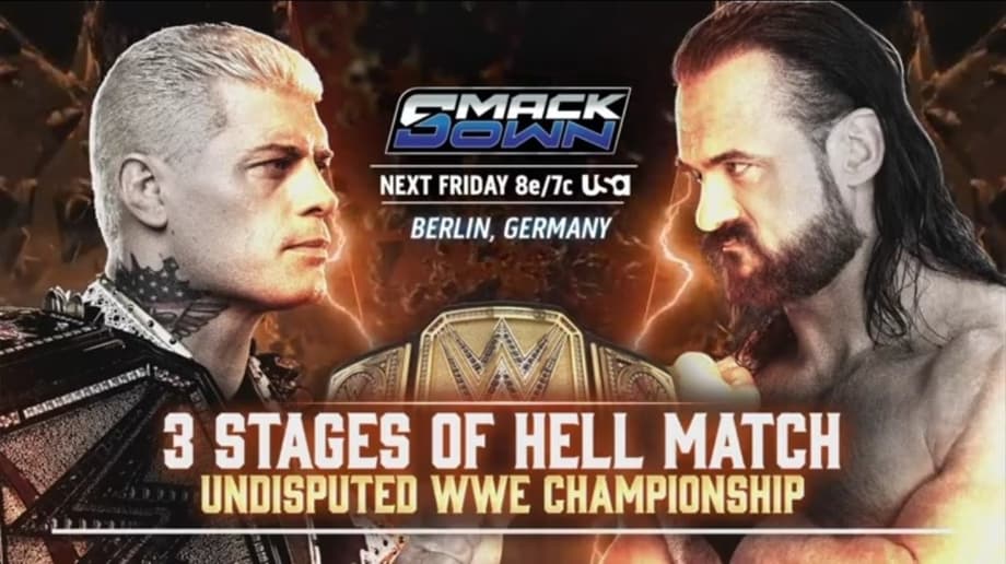 The WWE Championship’s Ultimate Test: Three Distinct Battles Await Cody Rhodes and Drew McIntyre on SmackDown