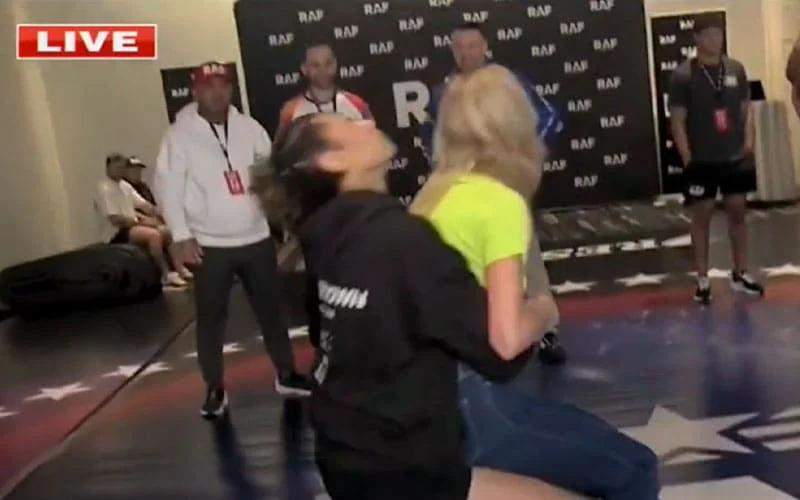 Olympic Standout Kennedy Blade Showcases Championship Might by Sending Abby Hornacek Airborne